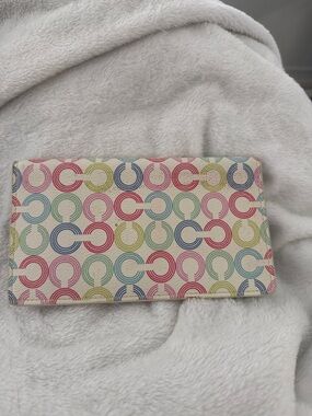 Coach Lilac Leather Slim Wallet